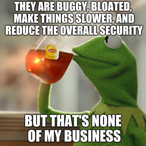 Kaspersky Bloated Meme